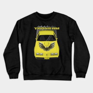Firebird Trans Am 79-81 - yellow and black Crewneck Sweatshirt